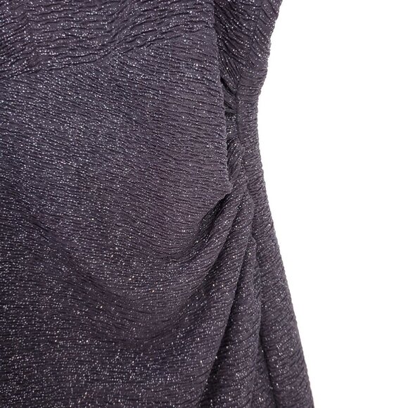 Eliza J Grey Sparkle Keyhole Neck Occasion Dress - Picture 5 of 11